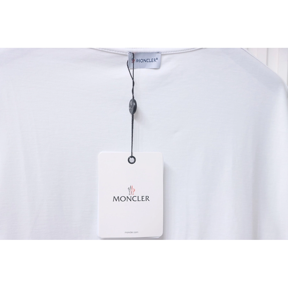Moncler chest logo print short sleeves,Moncler