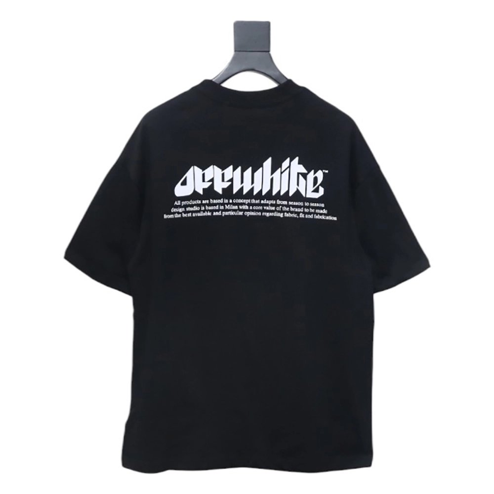 Off-White eye letter logo short-sleeved T-shirt,Off White
