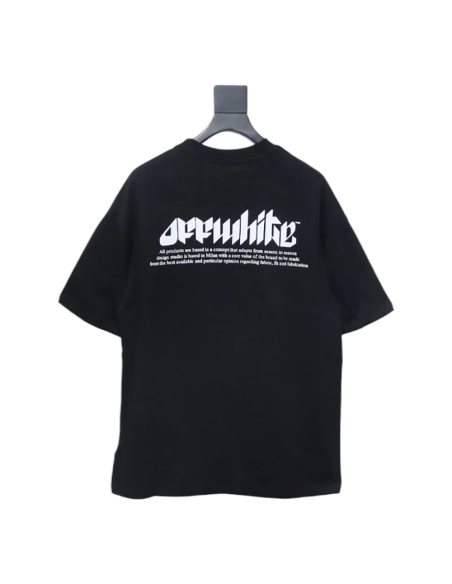 Off-White eye letter logo short-sleeved T-shirt,Off White