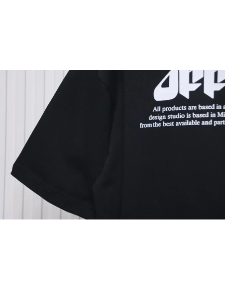 Off-White eye letter logo short-sleeved T-shirt,Off White