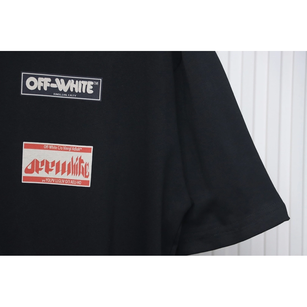 Off-White eye letter logo short-sleeved T-shirt,Off White