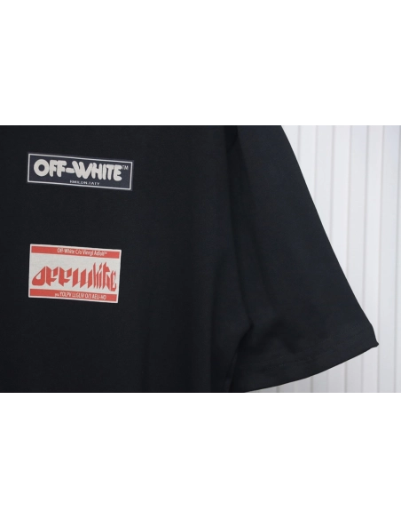 Off-White eye letter logo short-sleeved T-shirt,Off White