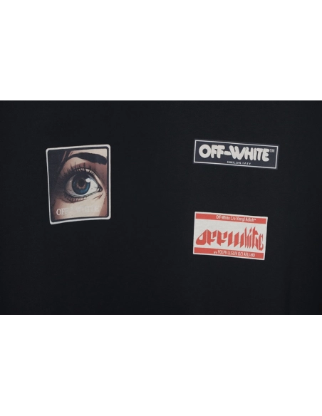 Off-White eye letter logo short-sleeved T-shirt,Off White