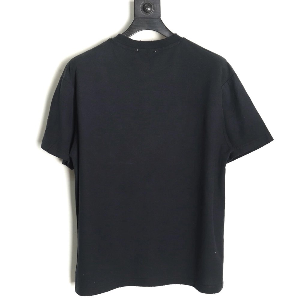 Acne Studios Gradient Mottled 1996 Lettering Print Short Sleeve T-shirt TSK3,Acne Studios