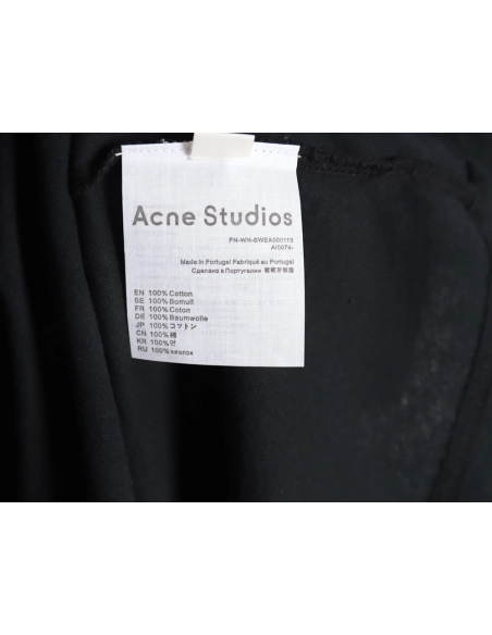 Acne Studios Gradient Mottled 1996 Lettering Print Short Sleeve T-shirt TSK3,Acne Studios