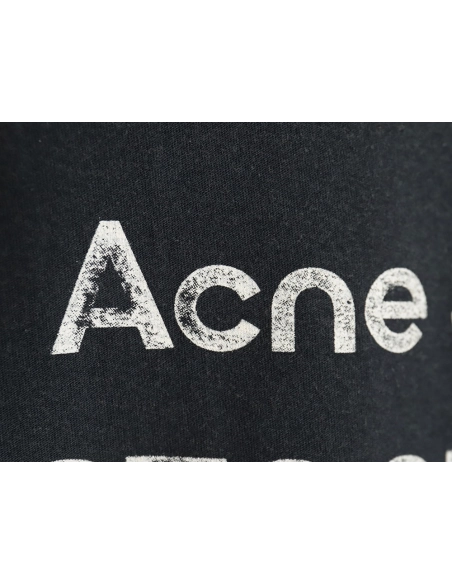 Acne Studios Gradient Mottled 1996 Lettering Print Short Sleeve T-shirt TSK3,Acne Studios