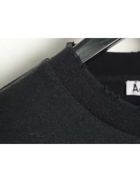 Acne Studios Gradient Mottled 1996 Lettering Print Short Sleeve T-shirt TSK3,Acne Studios