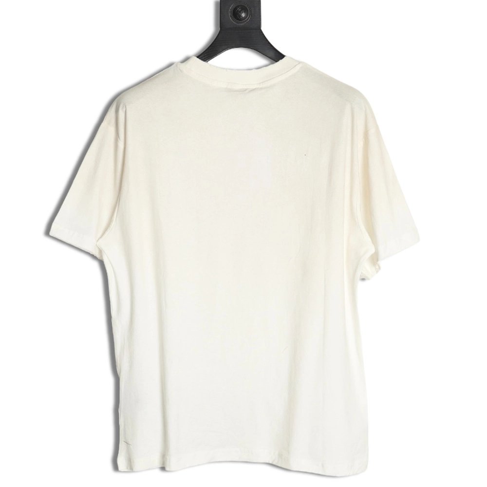 Acne Studios Gradient Mottled 1996 Lettering Print Short Sleeve T-shirt TSK2,Acne Studios