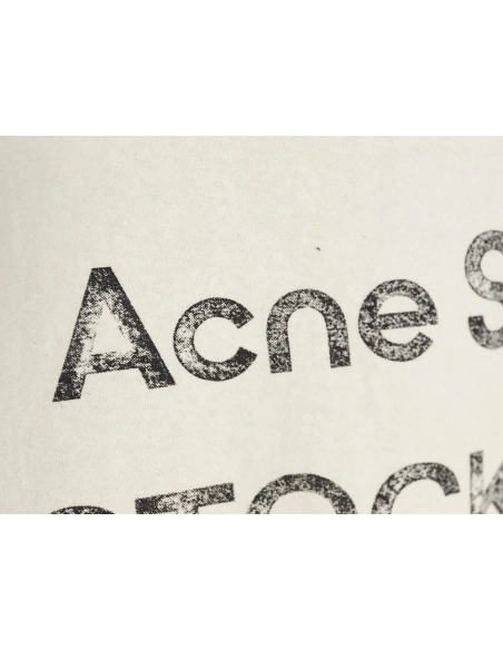 Acne Studios Gradient Mottled 1996 Lettering Print Short Sleeve T-shirt TSK2,Acne Studios