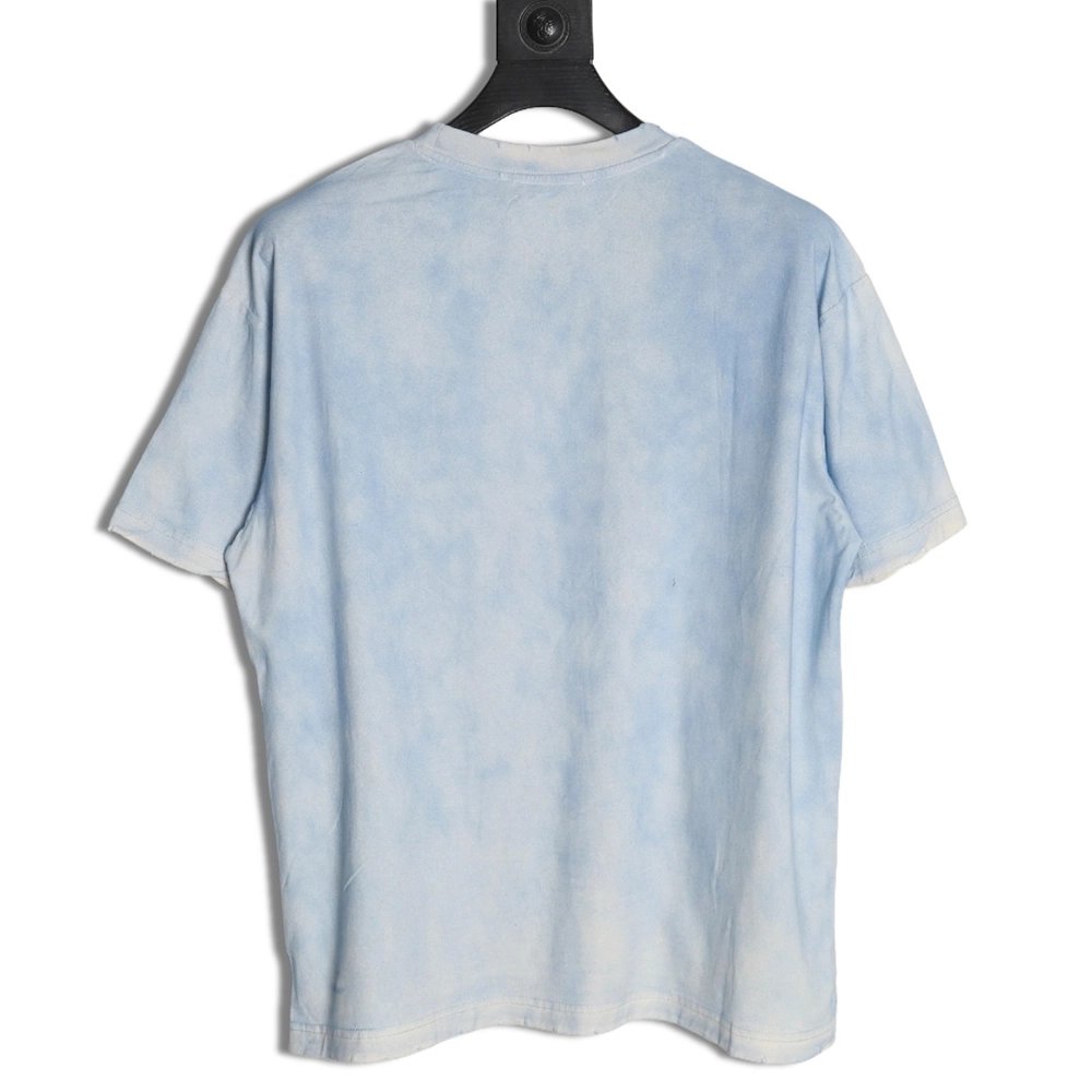 Acne Studios Gradient Mottled 1996 Lettering Print Short Sleeve T-shirt TSK1,Acne Studios