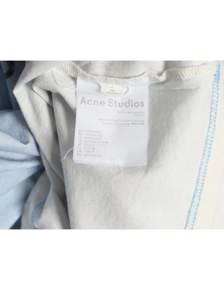 Acne Studios Gradient Mottled 1996 Lettering Print Short Sleeve T-shirt TSK1,Acne Studios