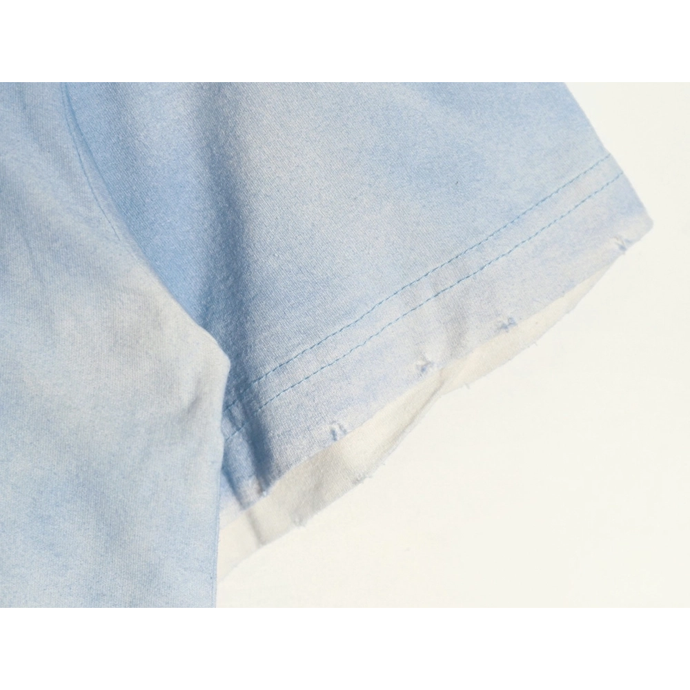 Acne Studios Gradient Mottled 1996 Lettering Print Short Sleeve T-shirt TSK1,Acne Studios