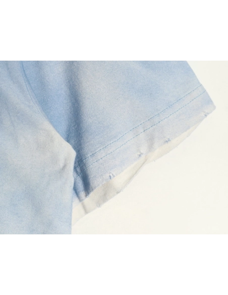 Acne Studios Gradient Mottled 1996 Lettering Print Short Sleeve T-shirt TSK1,Acne Studios