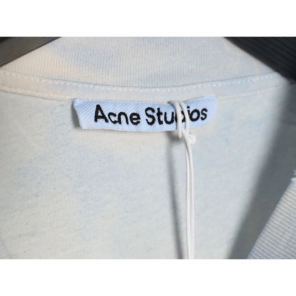 Acne Studios Gradient Mottled 1996 Lettering Print Short Sleeve T-shirt TSK1,Acne Studios