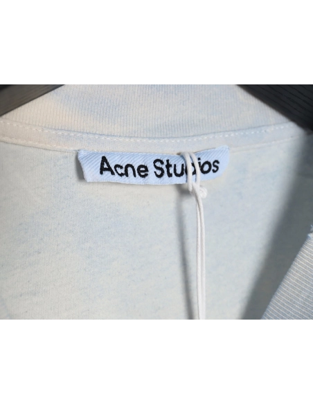 Acne Studios Gradient Mottled 1996 Lettering Print Short Sleeve T-shirt TSK1,Acne Studios
