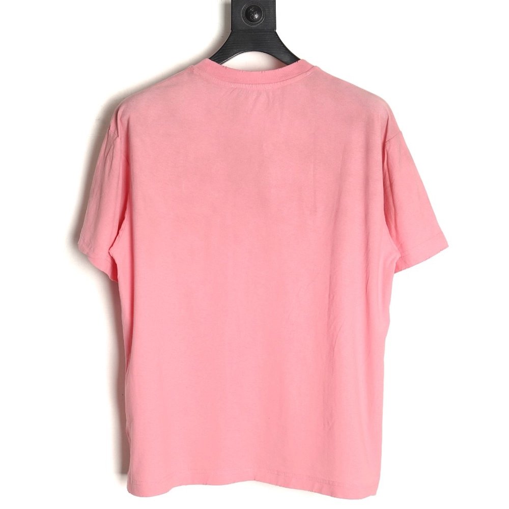 Acne Studios Gradient Mottled 1996 Lettering Print Short Sleeve T-shirt,Acne Studios