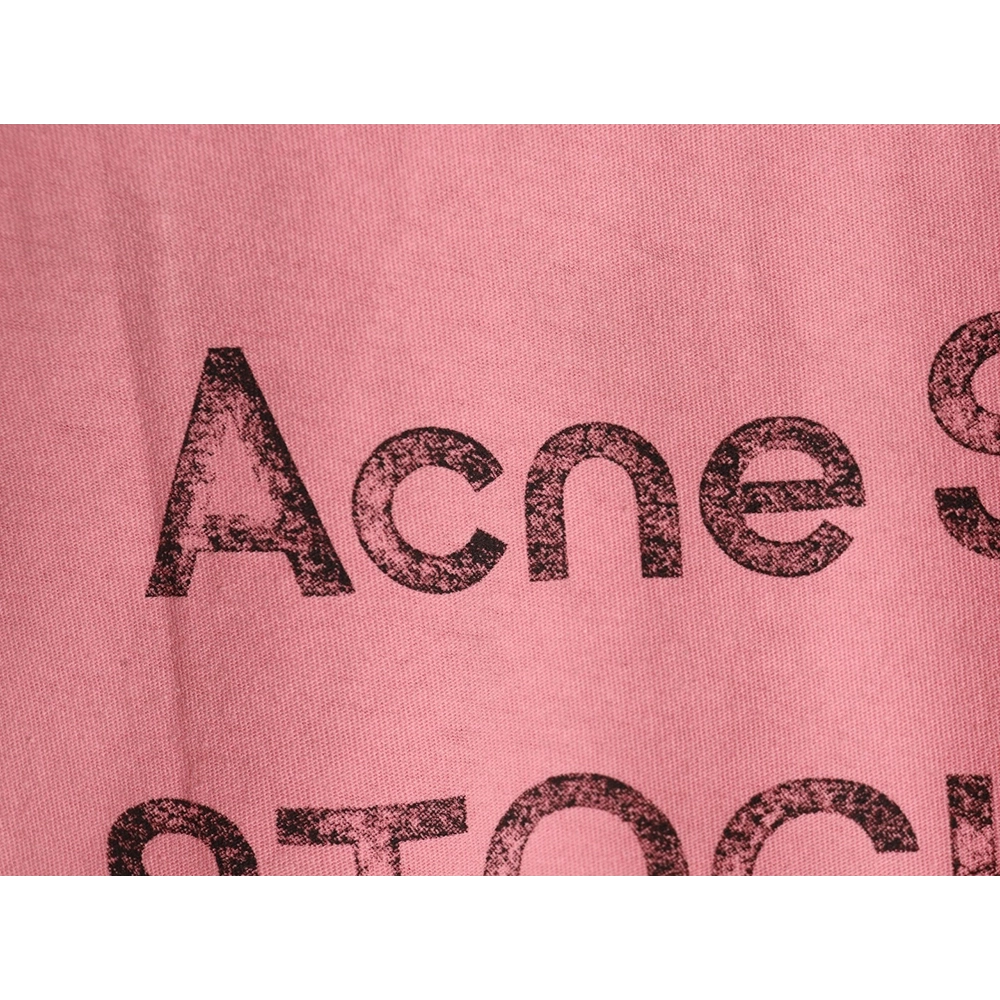 Acne Studios Gradient Mottled 1996 Lettering Print Short Sleeve T-shirt,Acne Studios