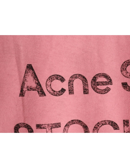 Acne Studios Gradient Mottled 1996 Lettering Print Short Sleeve T-shirt,Acne Studios