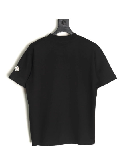 Moncler pixel fuzzy foam logo printed short-sleeved T-shirt TSK1,Moncler