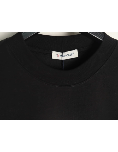 Moncler pixel fuzzy foam logo printed short-sleeved T-shirt TSK1,Moncler