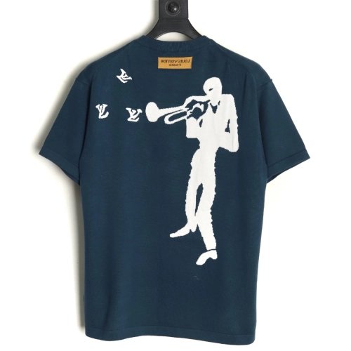 Louis Vuitton Jazz Trumpeter Knit Short Sleeve,Louis Vuitton