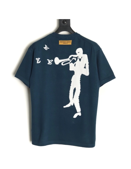 Louis Vuitton Jazz Trumpeter Knit Short Sleeve,Louis Vuitton