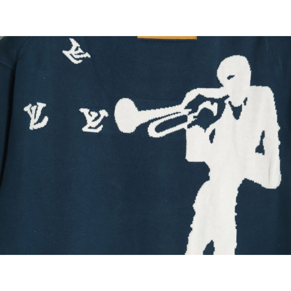 Louis Vuitton Jazz Trumpeter Knit Short Sleeve,Louis Vuitton