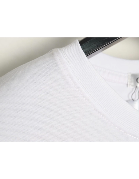 Dior chest logo embroidered lettering short sleeve T-shirt,Dior