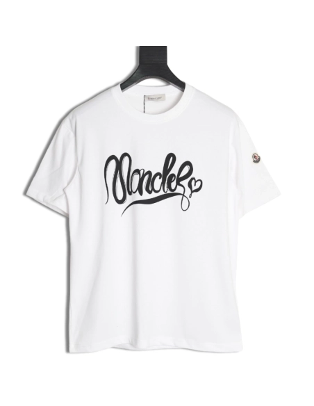 Moncler Year of the Snake 3D Printed Logo Short Sleeve T-Shirt,Moncler
