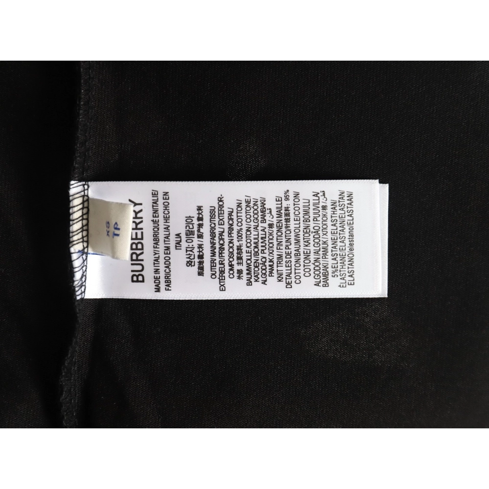 Burberry Gold Leaf Logo Short Sleeve T-Shirt TSK1,Burberry