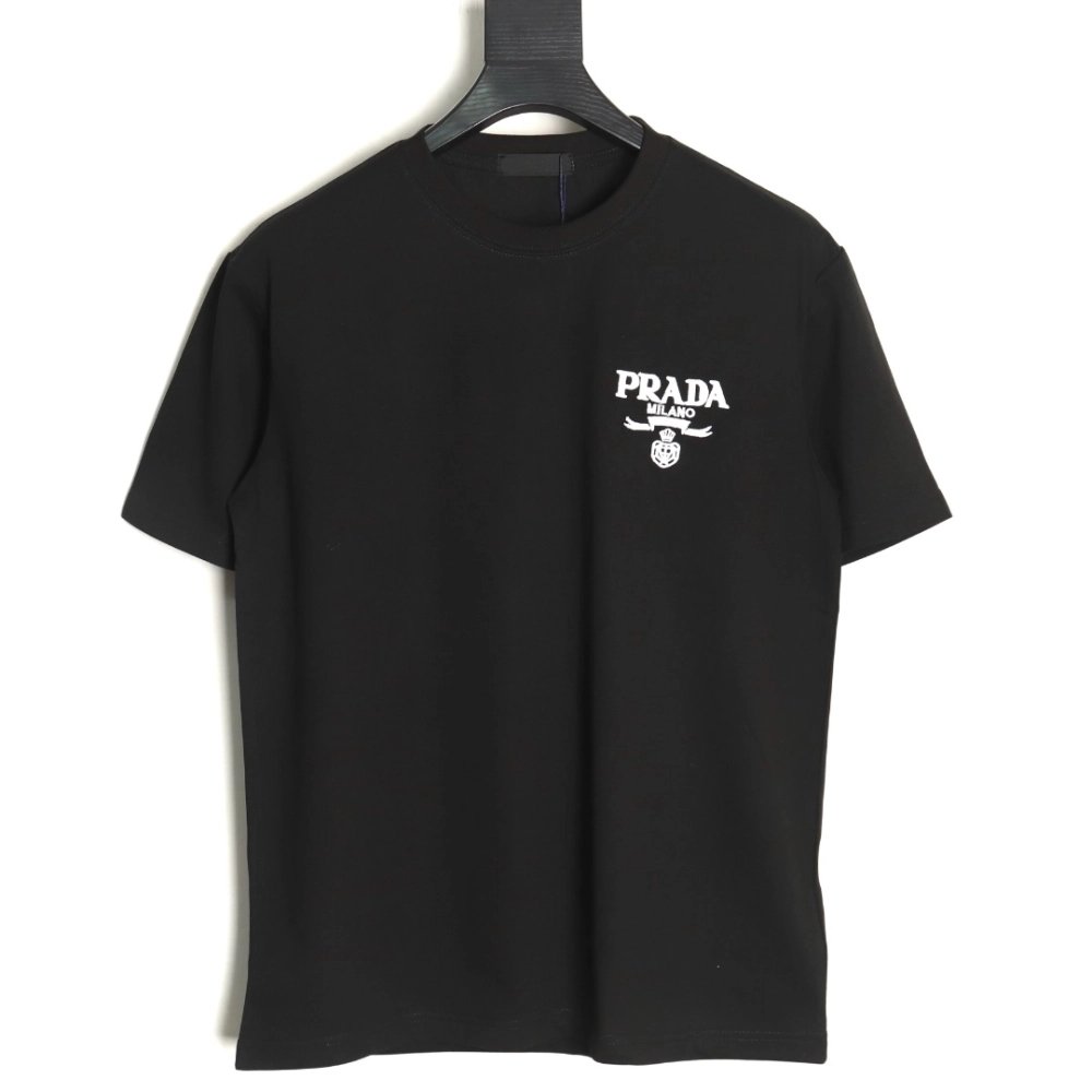 Prada chest small logo short sleeves TSK1,Prada