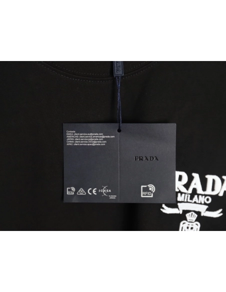 Prada chest small logo short sleeves TSK1,Prada