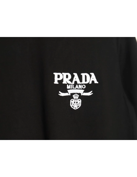 Prada chest small logo short sleeves TSK1,Prada