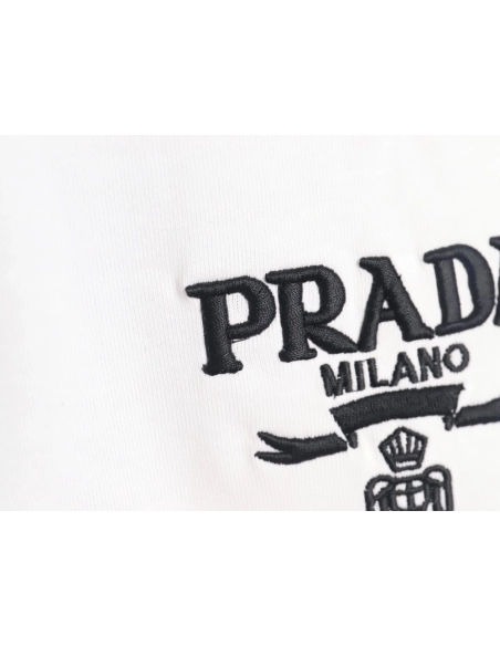 Prada chest small logo short sleeves,Prada