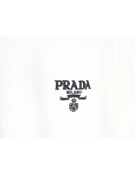 Prada chest small logo short sleeves,Prada