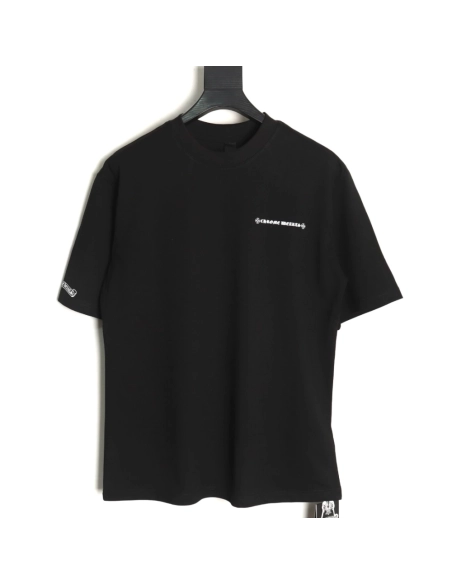 Chrome Hearts Sanskrit cross heavy foam print T-shirt TSK1,Chrome Hearts