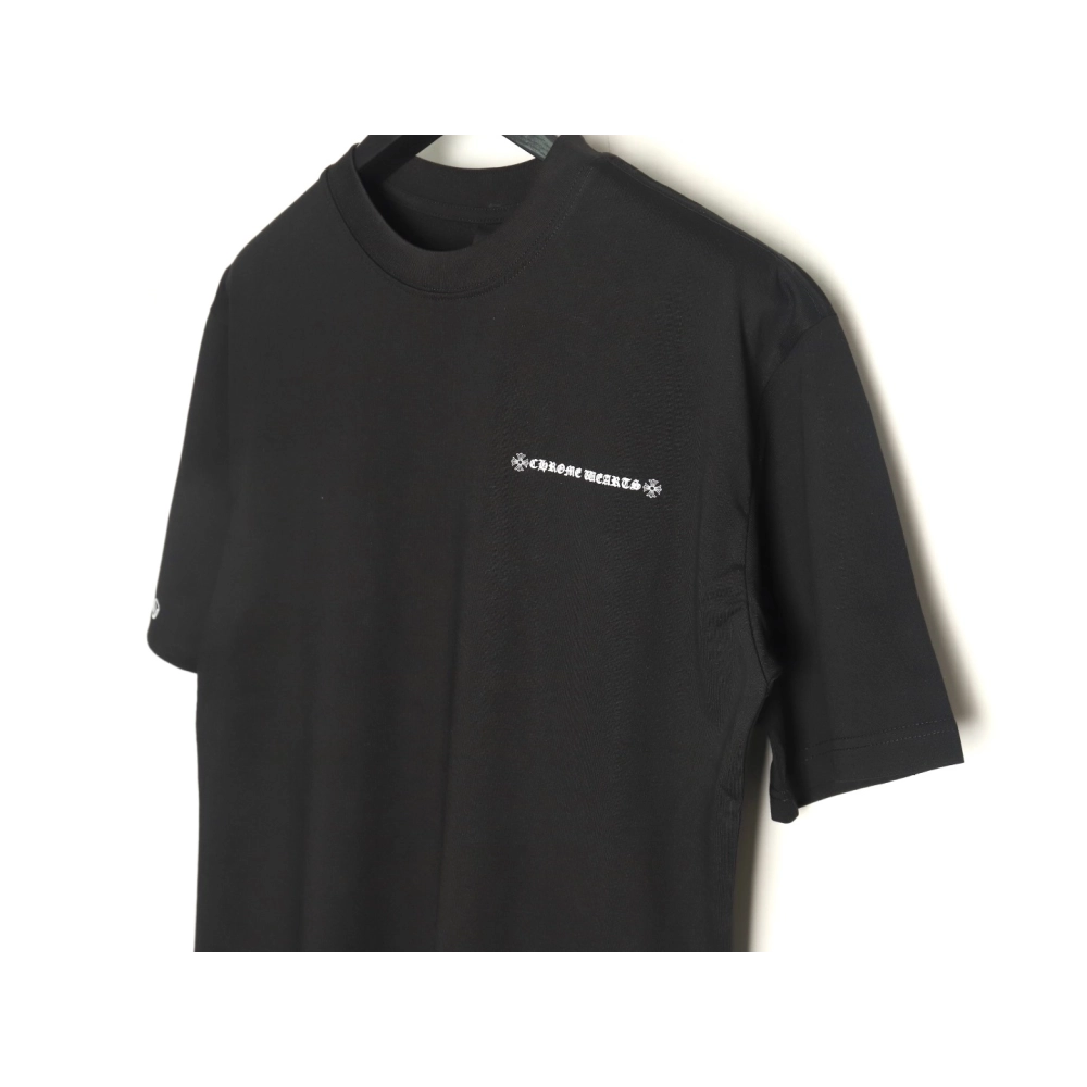 Chrome Hearts Sanskrit cross heavy foam print T-shirt TSK1,Chrome Hearts