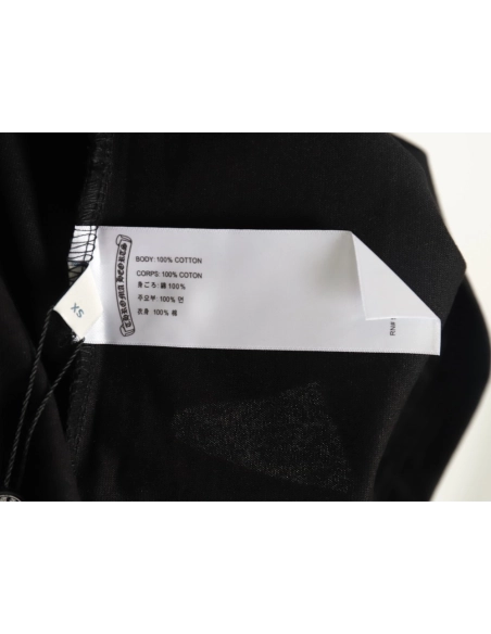 Chrome Hearts Sanskrit cross heavy foam print T-shirt TSK1,Chrome Hearts