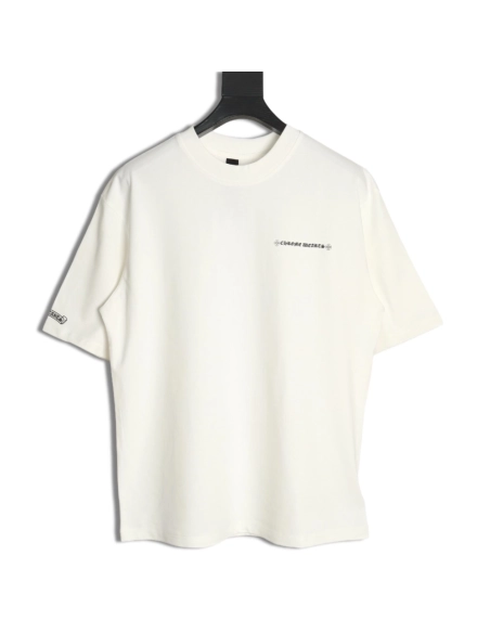 Chrome Hearts Sanskrit cross heavy foam print T-shirt,Chrome Hearts