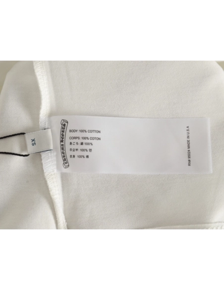 Chrome Hearts Sanskrit cross heavy foam print T-shirt,Chrome Hearts