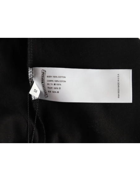 Chrome Hearts Sanskrit cross embroidered T-shirt,Chrome Hearts