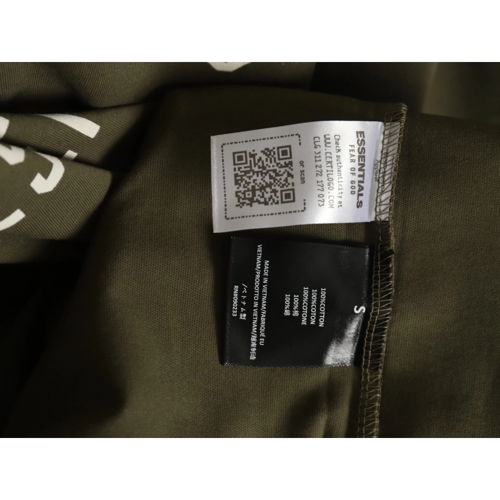 Fear Of God chest arc print short sleeves,Fear of God