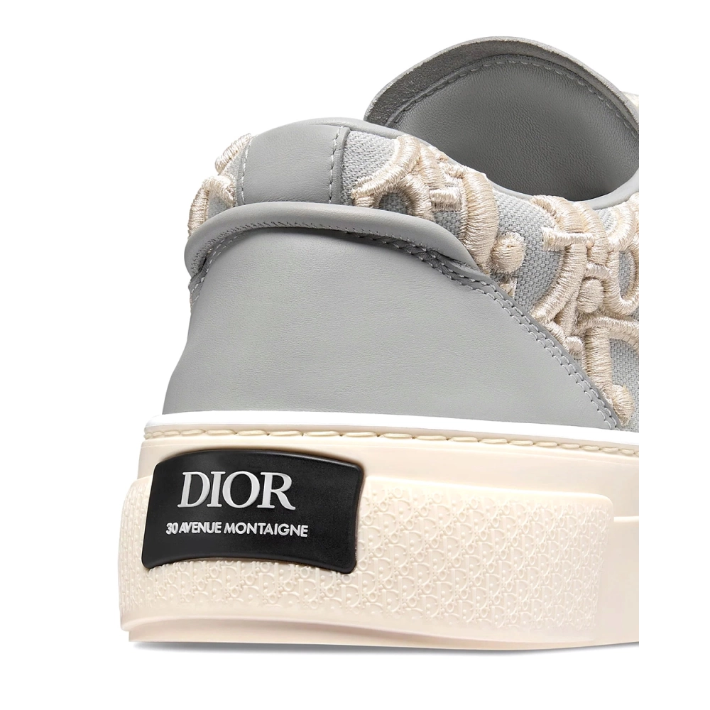 Dior B33 Oblique Raised Embroidery Sneaker Gray,DIOR B33,DIOR Sneakers,More Brands