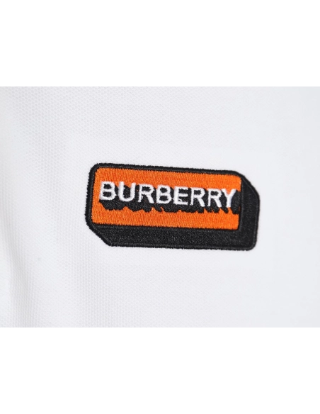 Burberry embroidered badge polo short sleeve,Burberry Shirt,Shirt,APPAREL