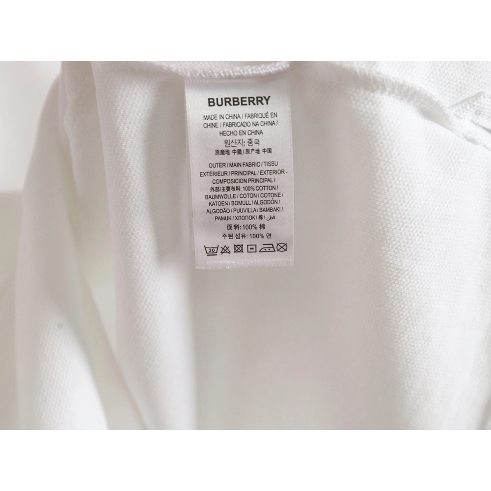 Burberry embroidered badge polo short sleeve,Burberry Shirt,Shirt,APPAREL