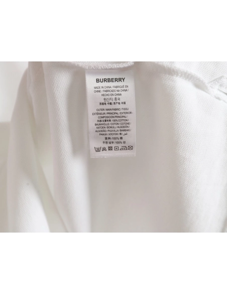 Burberry embroidered badge polo short sleeve,Burberry Shirt,Shirt,APPAREL