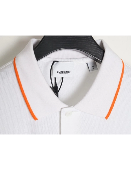 Burberry embroidered badge polo short sleeve,Burberry Shirt,Shirt,APPAREL