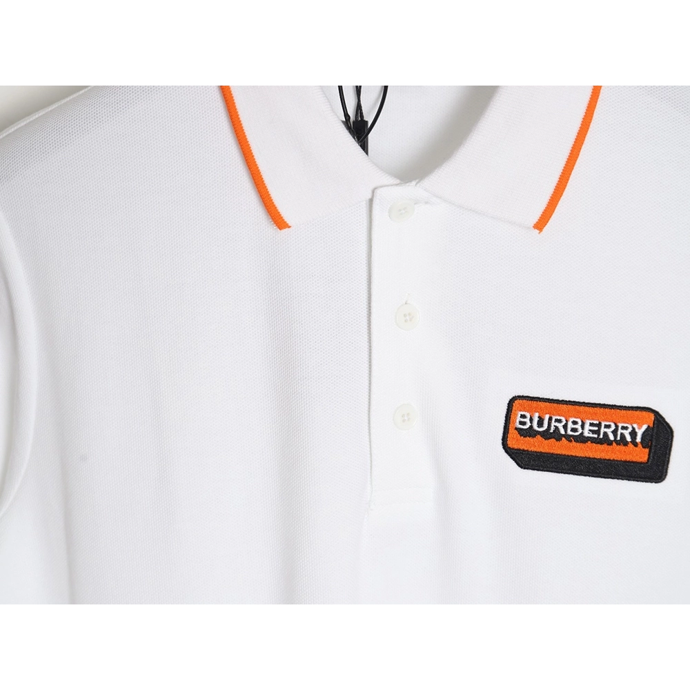 Burberry embroidered badge polo short sleeve,Burberry Shirt,Shirt,APPAREL