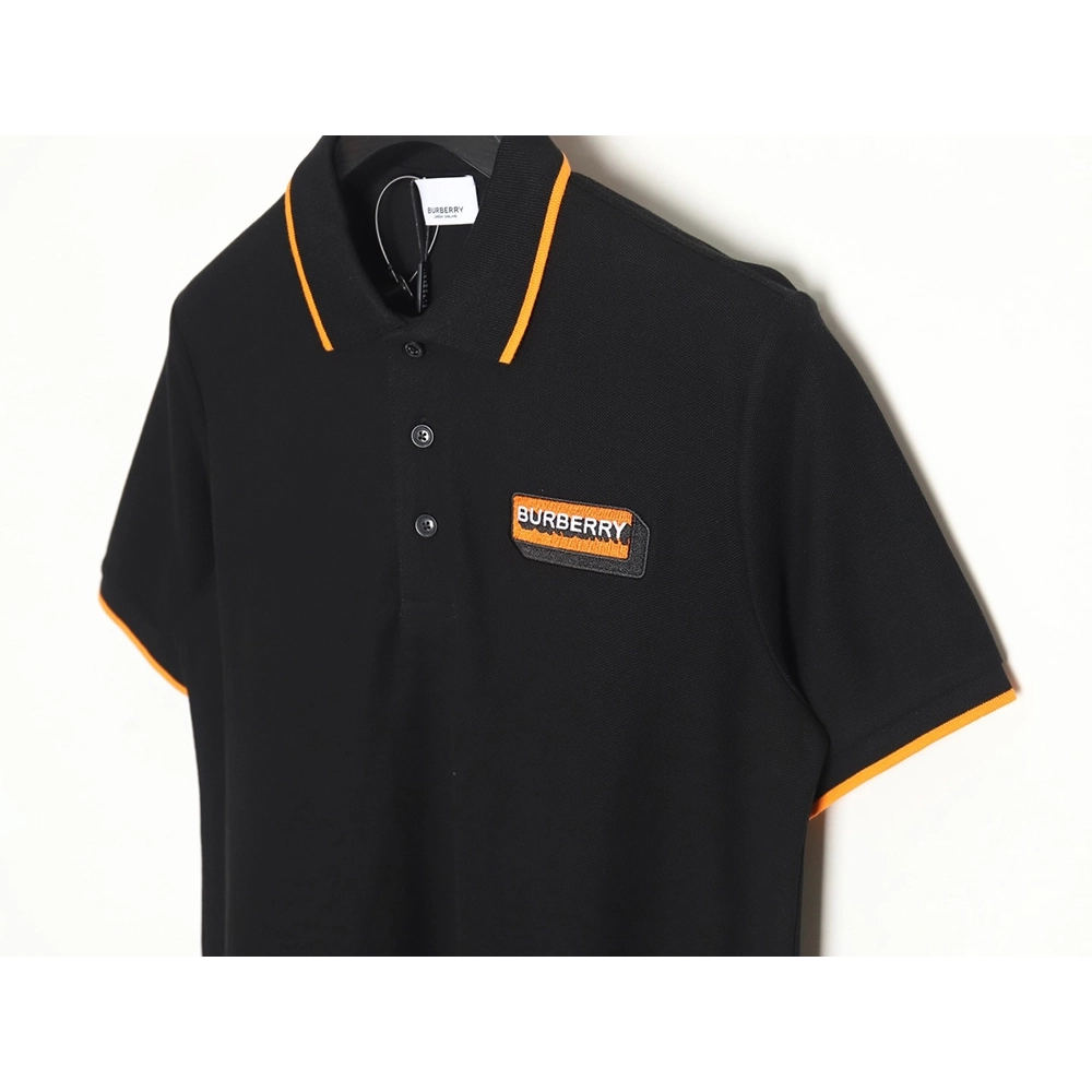 Burberry embroidered badge polo short sleeve,Burberry Shirt,Shirt,APPAREL