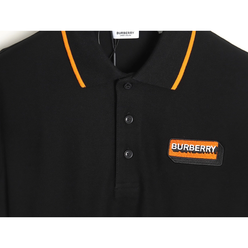 Burberry embroidered badge polo short sleeve,Burberry Shirt,Shirt,APPAREL